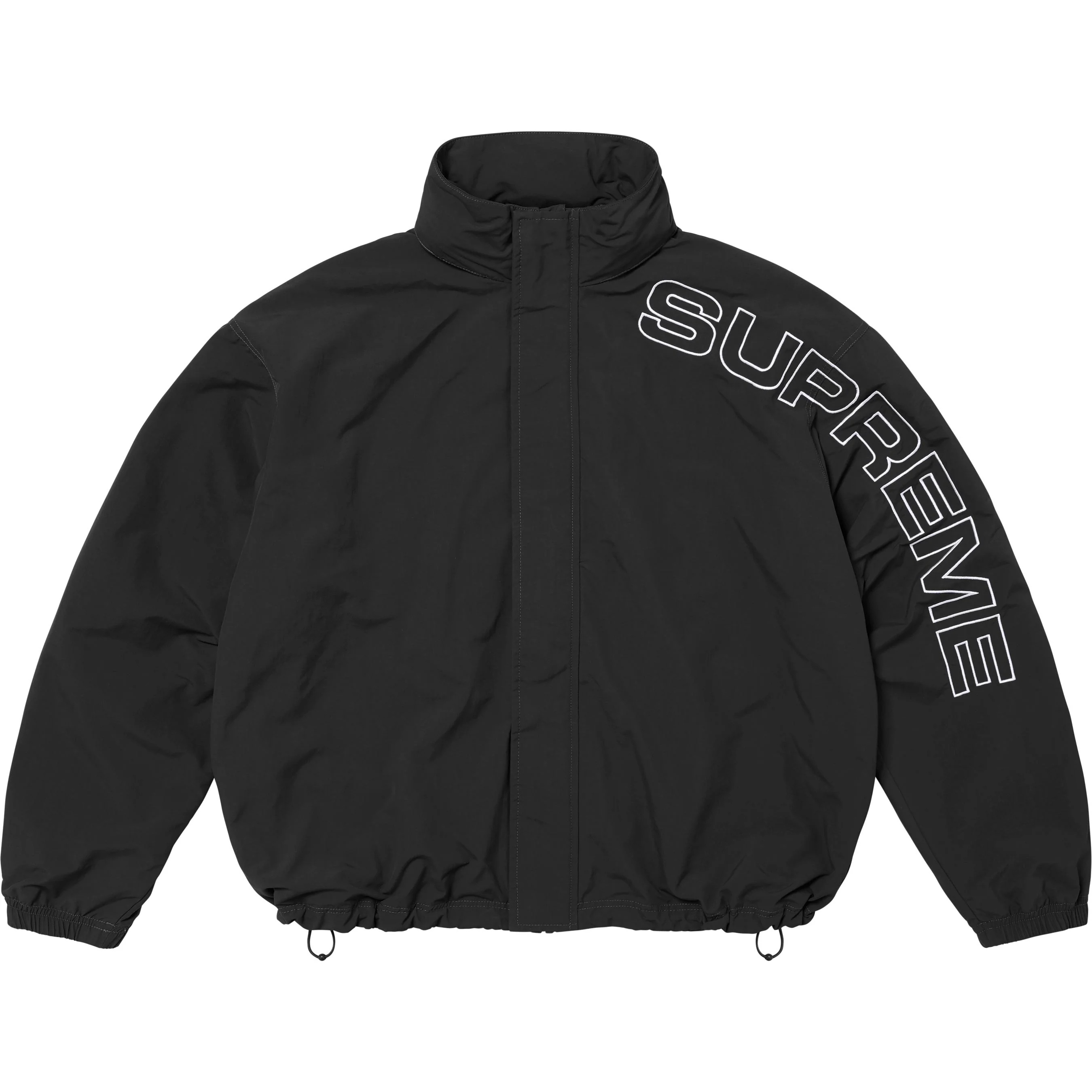 Spellout Embroidered Track Jacket view 9